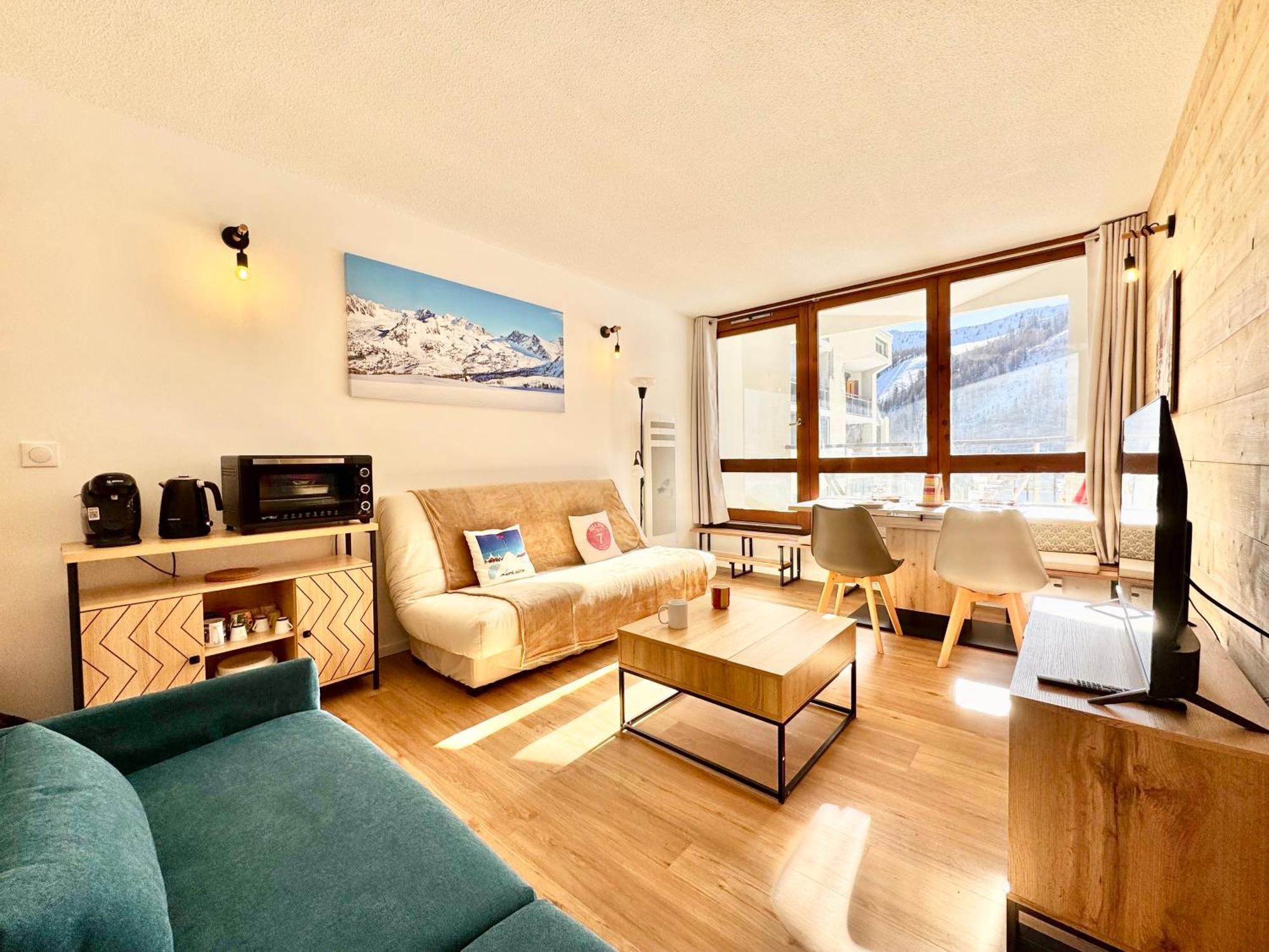 Appartement 2 Pieces Isola 2000 - Front De Neige Extérieur photo